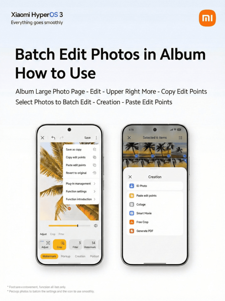Xiaomi Adds Lightroom-Like Batch Editing to Phones With HyperOS 3 Update