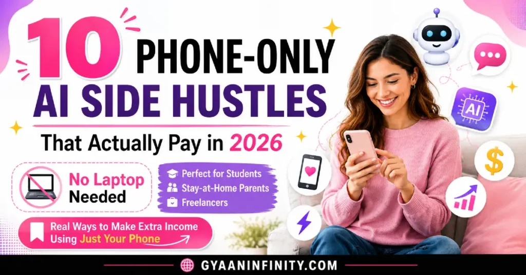 10 Phone-Only AI Side Hustles That Actually Pay