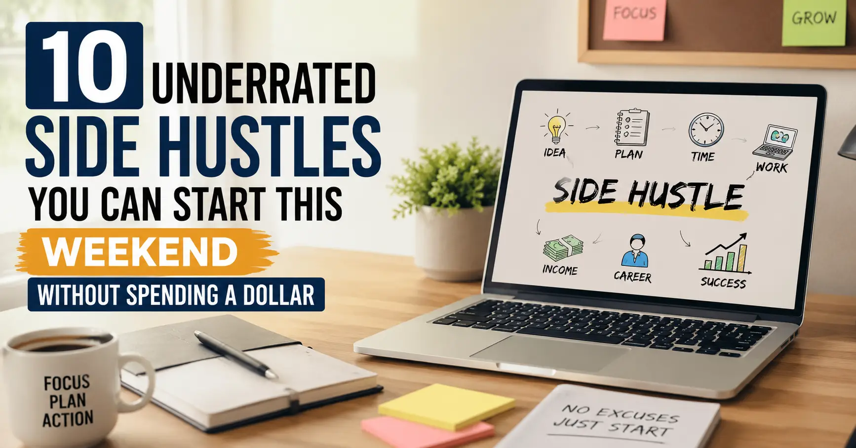 10 Underrated Side Hustles You Can Start This Weekend Without Spending a Dollar