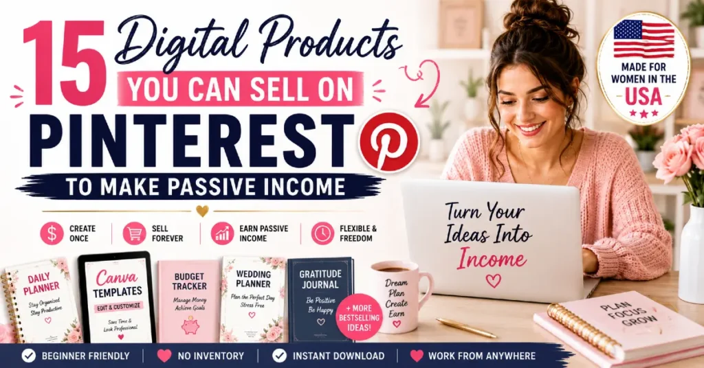 15 Digital Products You Can Sell on Pinterest to Make Passive Income