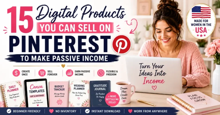 15 Digital Products You Can Sell on Pinterest to Make Passive Income